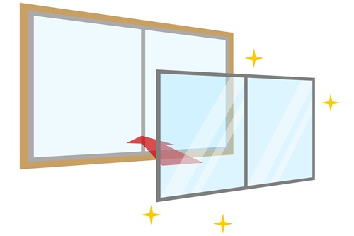 内窓はホームセンターなどで売っている材料で自作も可能です