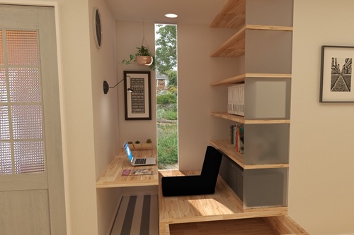 広さ別で書斎のレイアウトをイメージしてみましょう