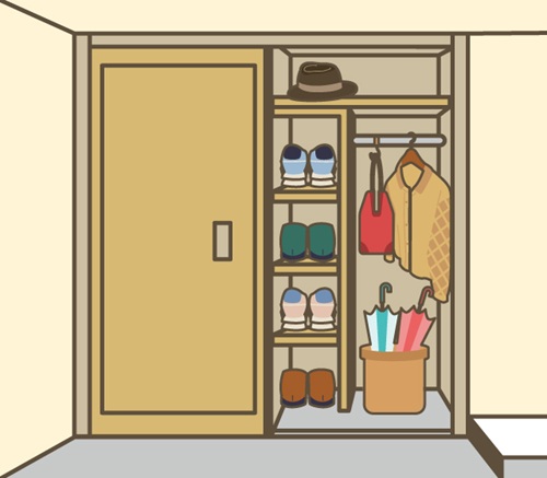 クローゼットのようにコートやバッグを収納することもできるようになるでしょう