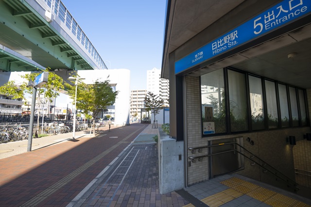 金山駅に隣接しつつ閑静な雰囲気が広がる日比野駅