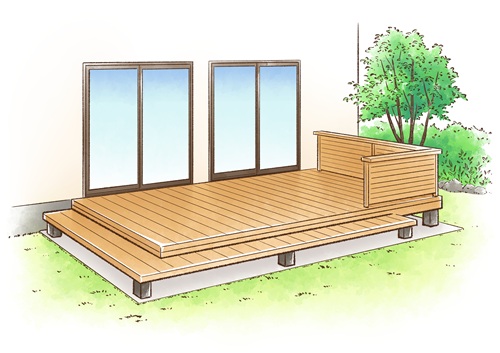 ウッドデッキとは、どのような設備なのでしょうか