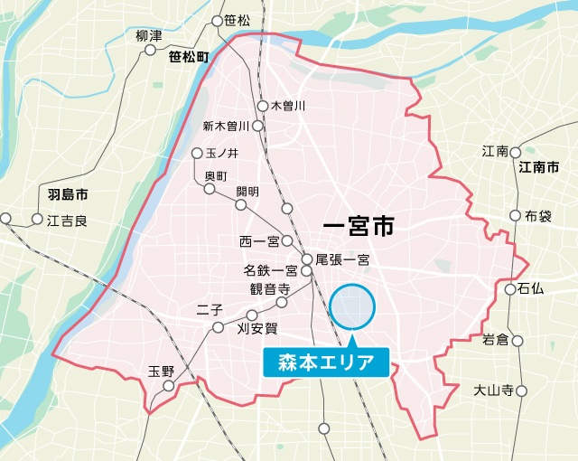 自動車の利用が多い方におすすめのエリアです