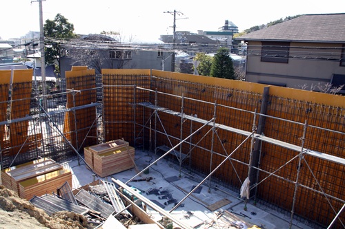 擁壁工事の工程をご紹介します