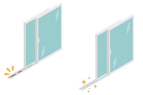 サッシの掃除方法について解説します