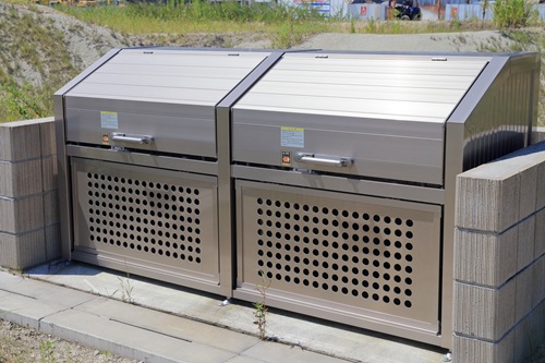 ゴミストッカーを設置すれば見た目もすっきりします