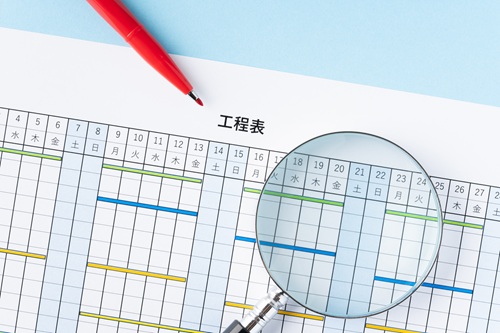 張り替え工事の流れは?