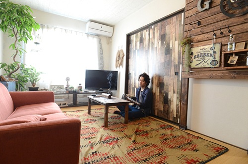 たかしさんの「木と緑で作る 男らしさが光る DIY部屋」