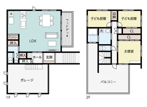 【約38坪】の住宅におすすめの間取り