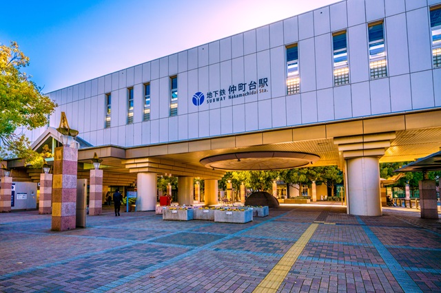 道路・歩道・公園が整備された綺麗な街並みが特徴の仲町台駅