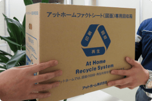 不要になったファクトシートをFARBOに回収するイメージ