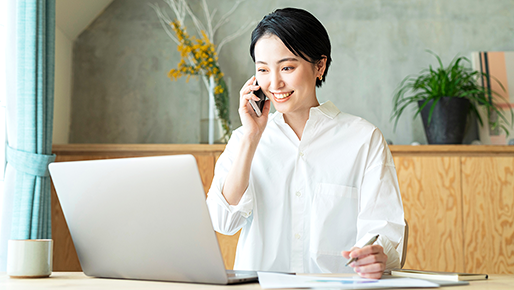 リモートワーク制度・スライド勤務制度のイメージ