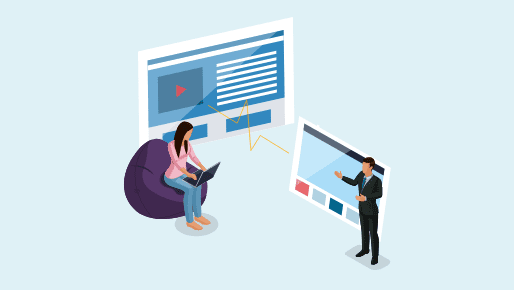 Web広告サービスを活用してユーザーにWeb広告を配信するイメージ