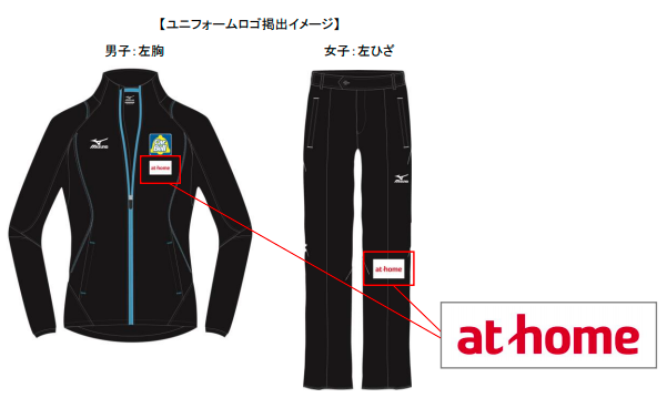 カーリングの日本代表チームユニフォーム