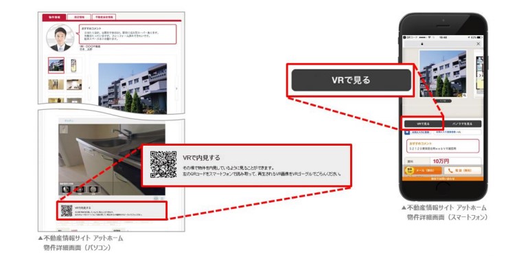VR（ブラウザモード）イメージ