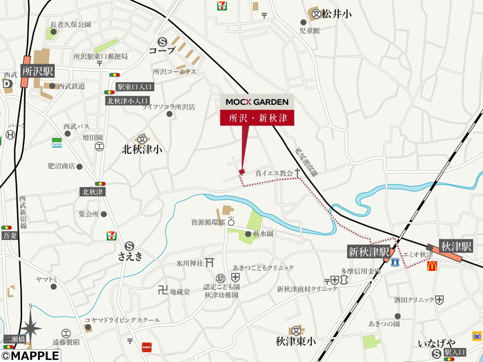 アットホーム】MOCX GARDEN 所沢・新秋津[3923144401]所沢市の土地｜売