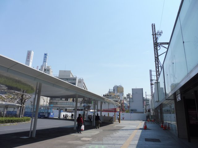 千葉駅ロータリー（千葉大学亥鼻キャンパス）