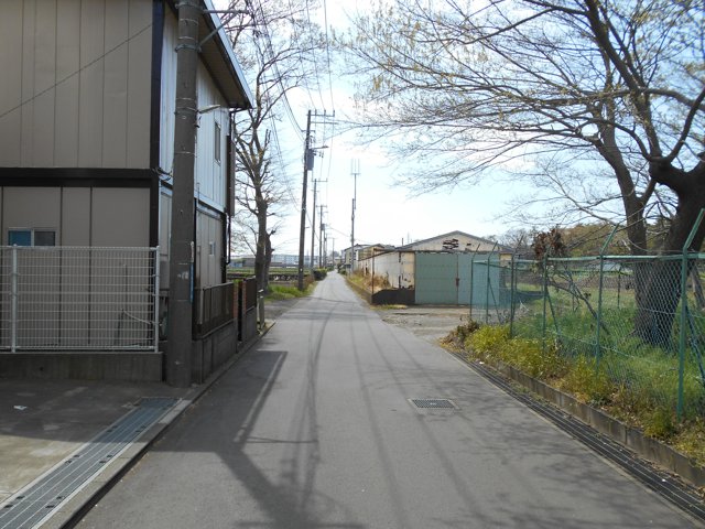 キャンパス周辺小道1（日本大学生物資源科学部キャンパス）