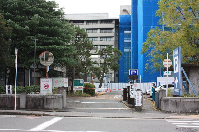 北P入口　附属病院（京都大学吉田キャンパス）