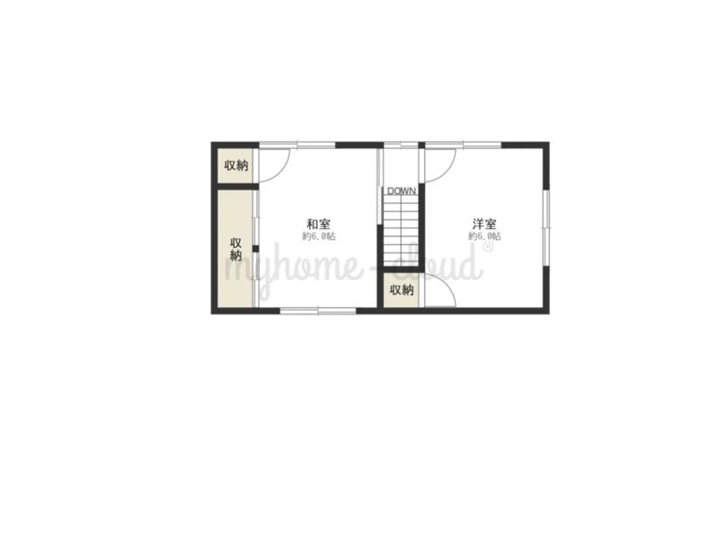 Wakayama City, Sonobe (Rokutaya Station) 2-story 4DK