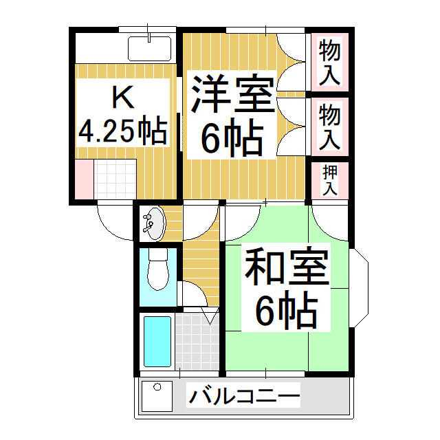 アットホーム サンフロラ ｎ棟 2階 ２ｋ 提供元 ミニミニｆｃ 千曲店 株 チンタイバンク 千曲市の賃貸アパート