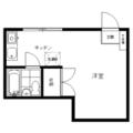 ジョイフルＭ ３０１ ワンルームの間取り図