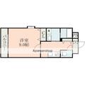 ＤＯＬＣＥＶＩＴＡ本荘 4階 １Kの間取り図
