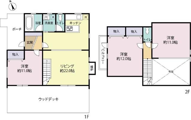 Agatsuma District, Tsumagoi Village, Kamahara-Okaishiko (Nakakaruizawa Station) 2-story, 3LDK &mdash; photo 1