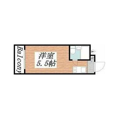 単身さん向けの間取りですね。