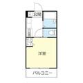 アイコート新高円寺 １０６ １Kの間取り図
