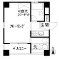 ＳＫフラッツ東神奈川 ４０１ １Kの間取り図