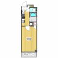 グランパシフィック鶴橋 ６０３ １Kの間取り図