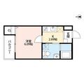 大阪市住吉区 長居３丁目（長居駅） 1階 １Kの間取り図