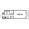 ワールドアイ京都梅小路 ３０６ １Kの間取り図