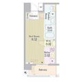 ＰＲＩＭＥ　ＵＲＢＡＮ　東中野　ＣＯＵＲＴ ３０１ １Kの間取り図