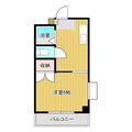 安芸郡府中町 鶴江１丁目（矢賀駅） 1階 １Kの間取り図