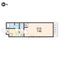 フラッティ三軒町 ２０２ １Kの間取り図