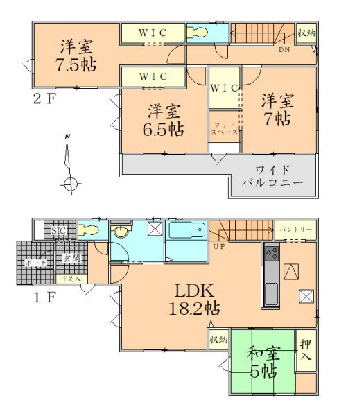 アットホーム 仙台市若林区 上飯田3丁目 2階建 4ldk 仙台市若林区の新築一戸建て 提供元 株 フルハウス 一軒家 家 の購入