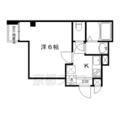 アクアフロント梅小路 ２０３ １Kの間取り図