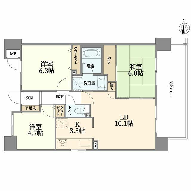 アットホーム アービング茨木 7階 ３ｌｄｋ 茨木市の中古マンション マンション購入の情報