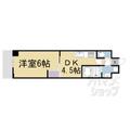 京都市中京区 壬生上大竹町（西院駅） 5階 １DKの間取り図