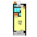 カイダビル １０２ ワンルームの間取り図