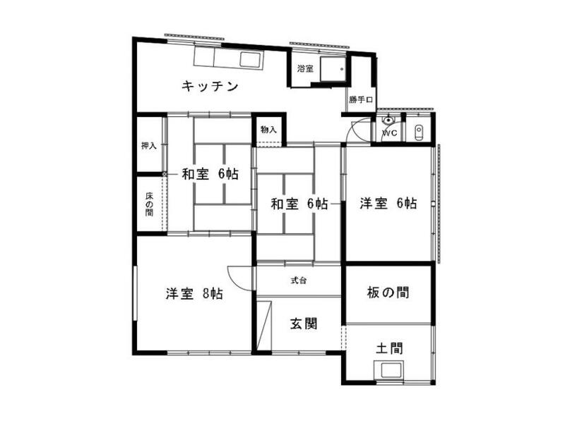 Isesaki City, Moro Town 2-chome (Shin-Isesaki Station) Single-story building 4K