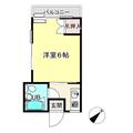 目黒区 大橋２丁目（駒場東大前駅） 1階 １Kの間取り図