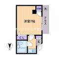 リベルテ笹塚 １０２ １Kの間取り図
