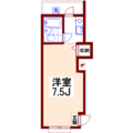 世田谷区 奥沢８丁目（九品仏駅） 2階 １Kの間取り図