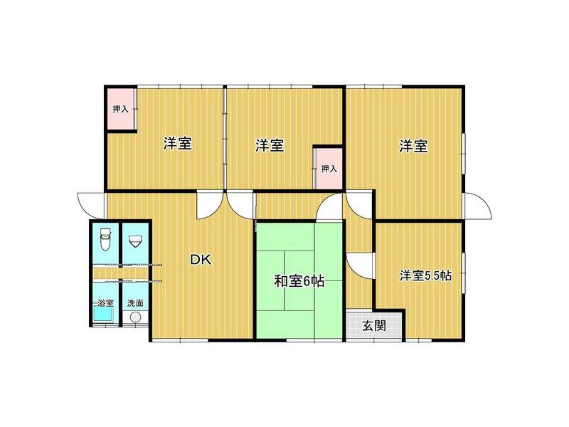 1-story building, 4DK in Kamiaso, Nanaso Town, Kamo District (Kamiaso Station)