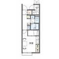 神戸市垂水区 名谷町字北野屋敷（名谷駅） 1階 １Kの間取り図