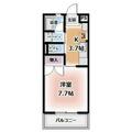 ピアホーム森 ２０２ １Kの間取り図