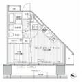 桜ヒルズ九段北 7階 １Kの間取り図