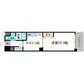 サザンクロス ８０２ １DKの間取り図